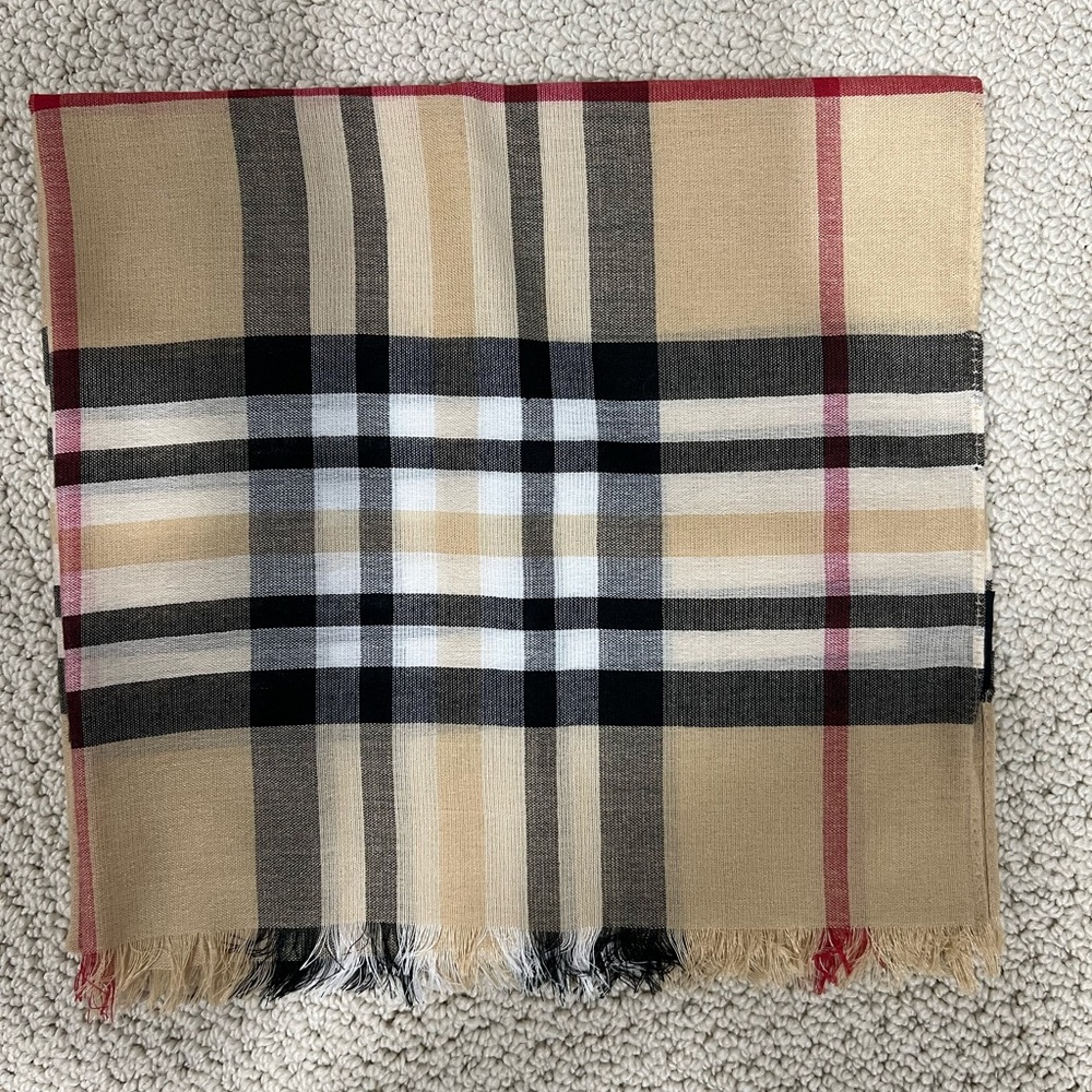 Burberry Faux Scarf